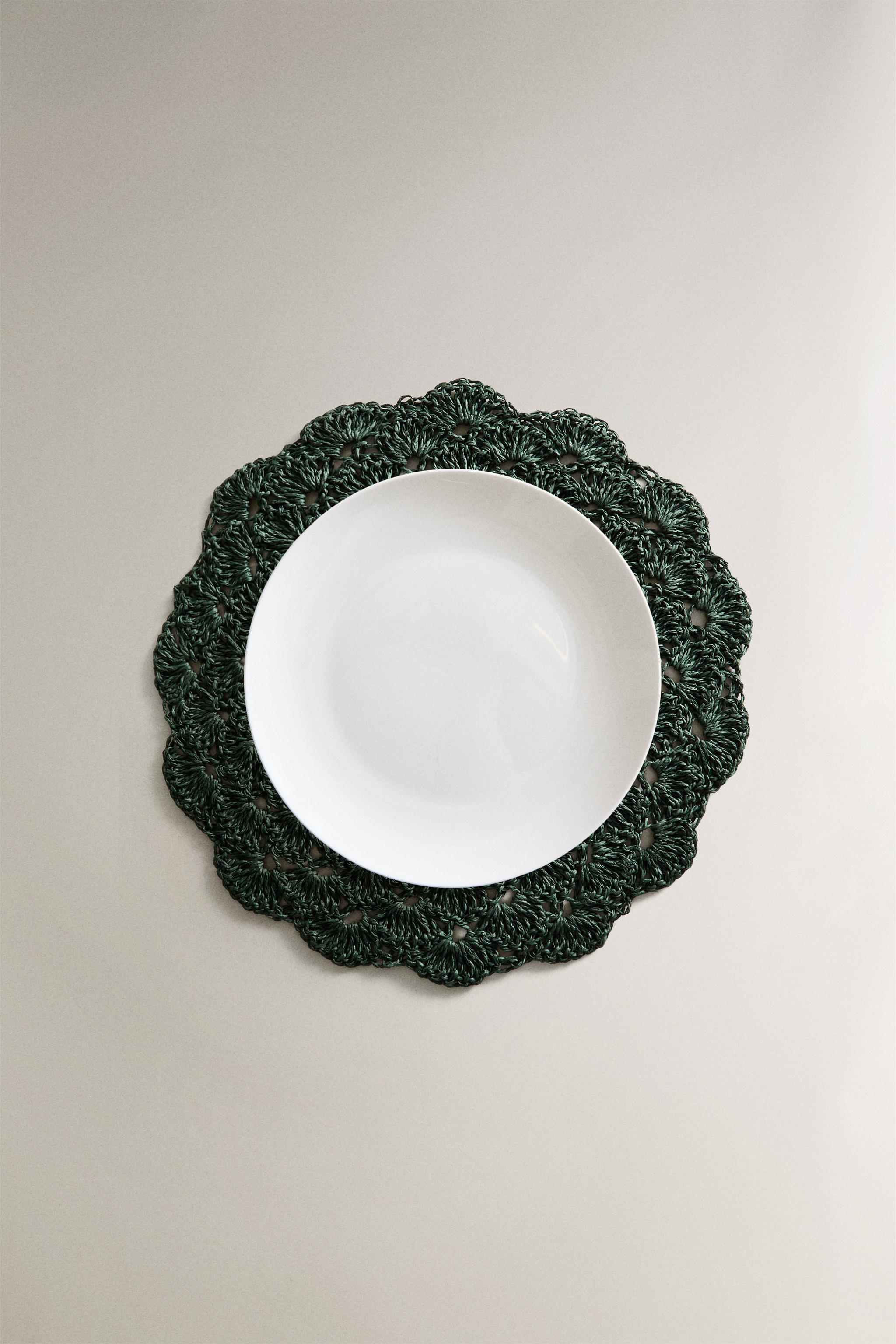 SET DE TABLE PAPIER TRESSÉ NOËL