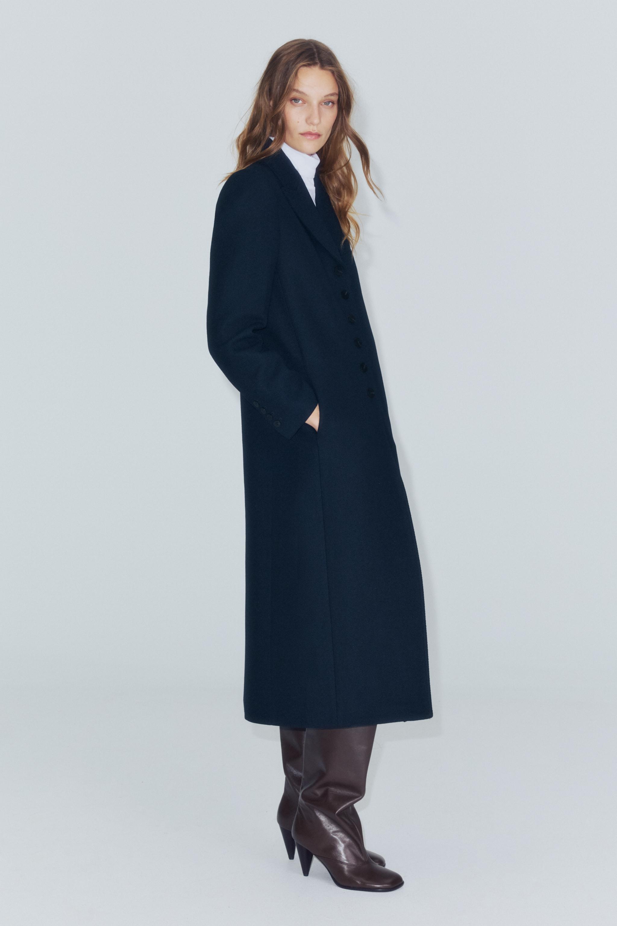 ZW COLLECTION WOOL LONG COAT