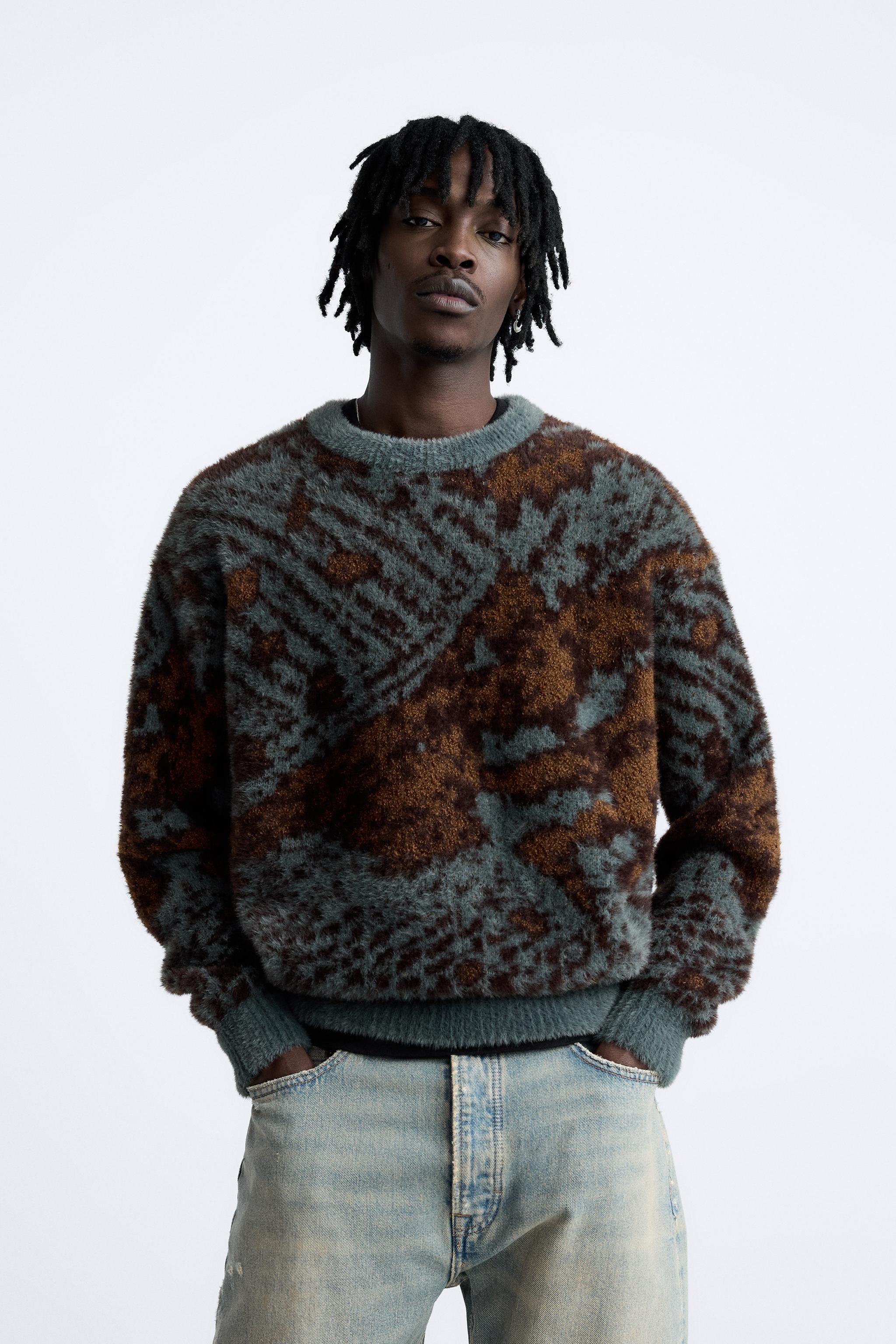 ABSTRACT JACQUARD SWEATER