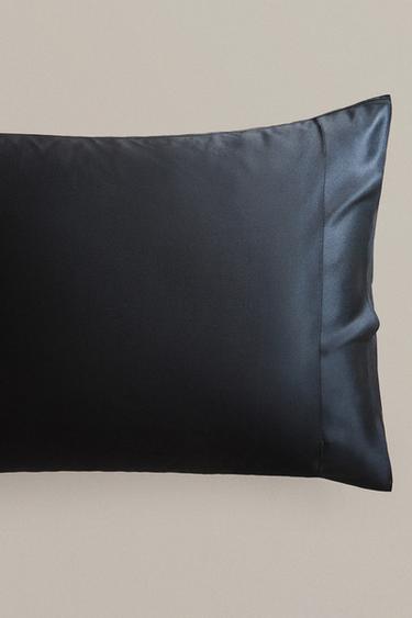 MULBERRY SILK PILLOWCASE - MIDNIGHT BLUE by Zara