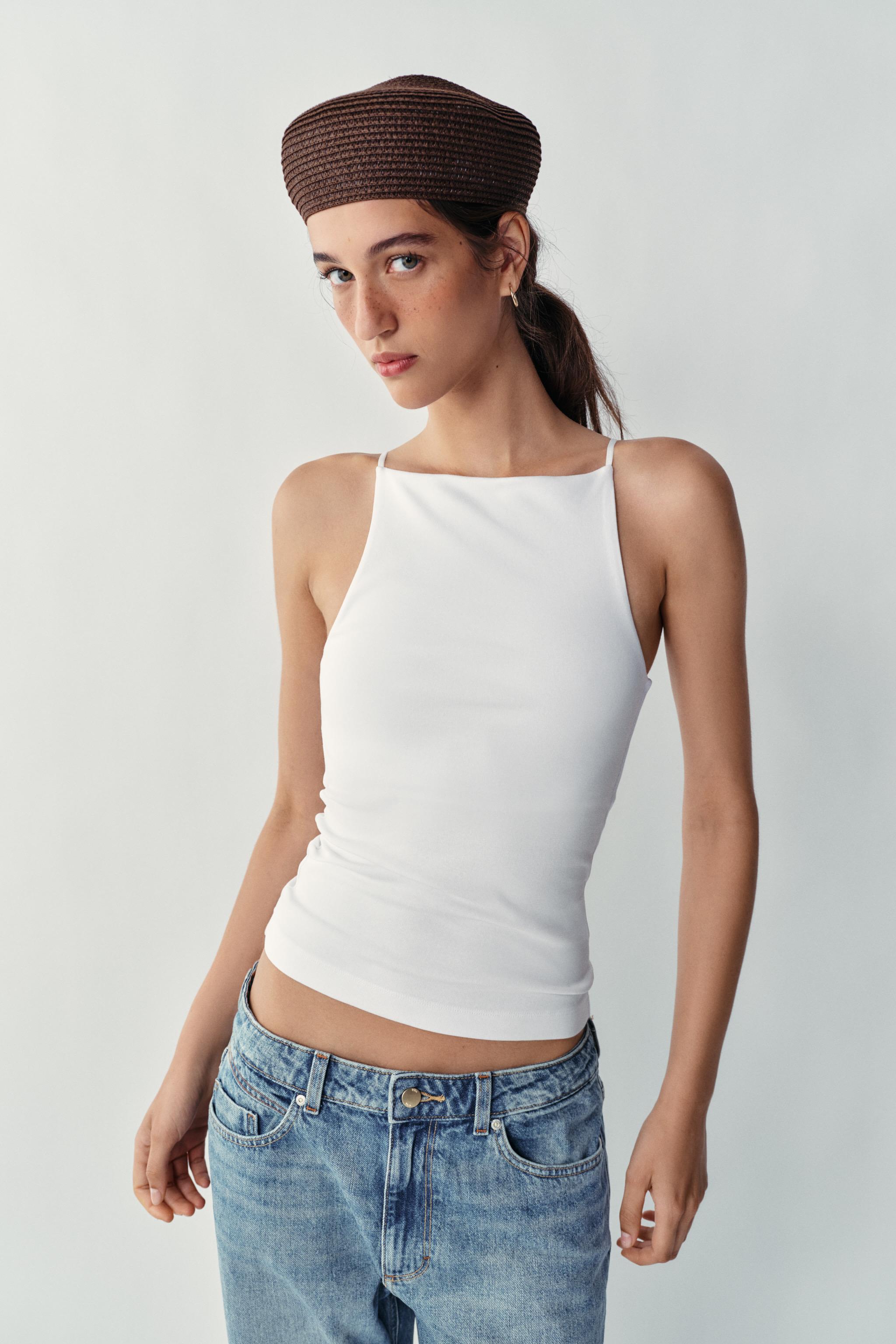 STRAPPY TOP — White