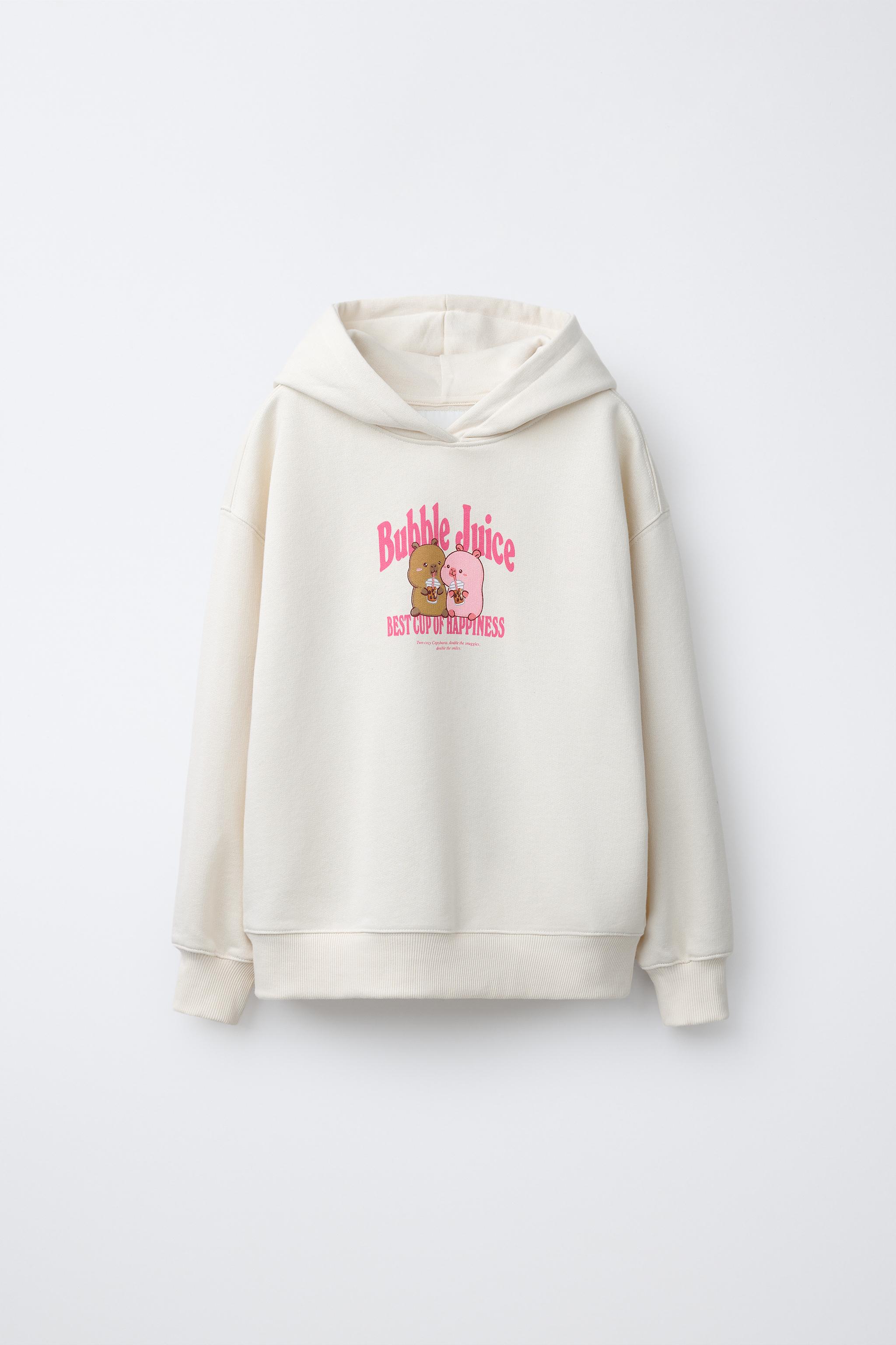 CAPYBARA CAPYFUN © HOODIE - Ecru | ZARA United States