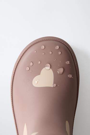 BOTA DE AGUA CORAZONES - Rosa de Zara