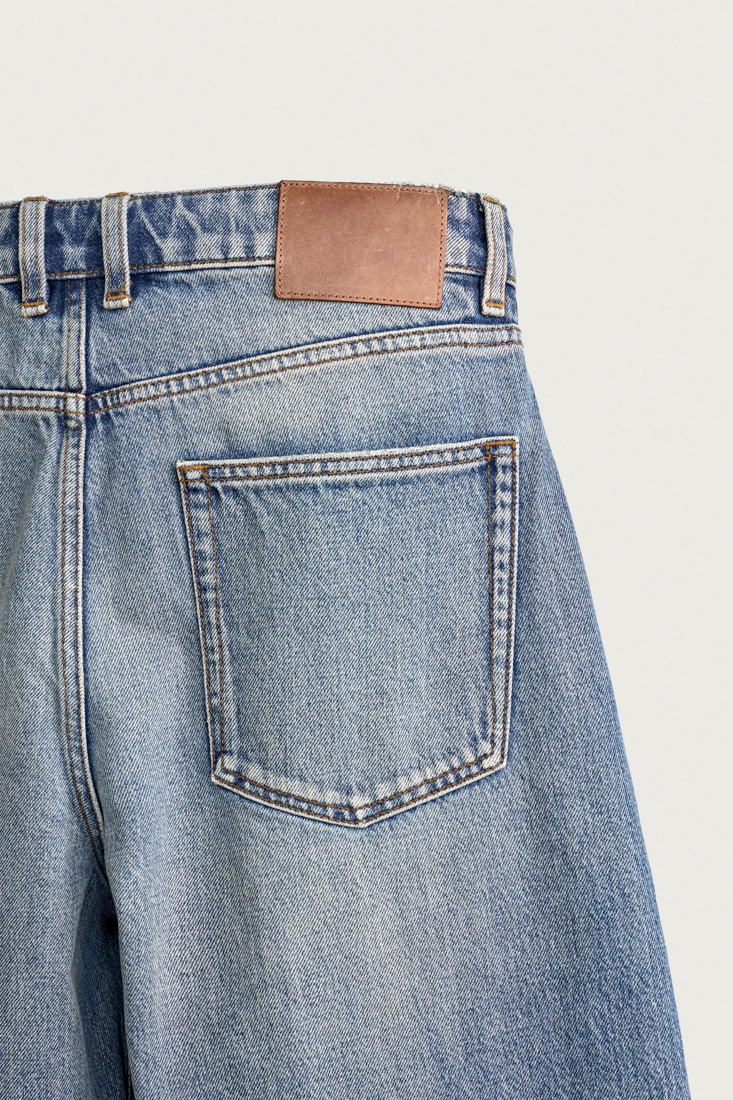 Мужские джинсы Zara Baggy Fit, цвет: Синий — фото 9