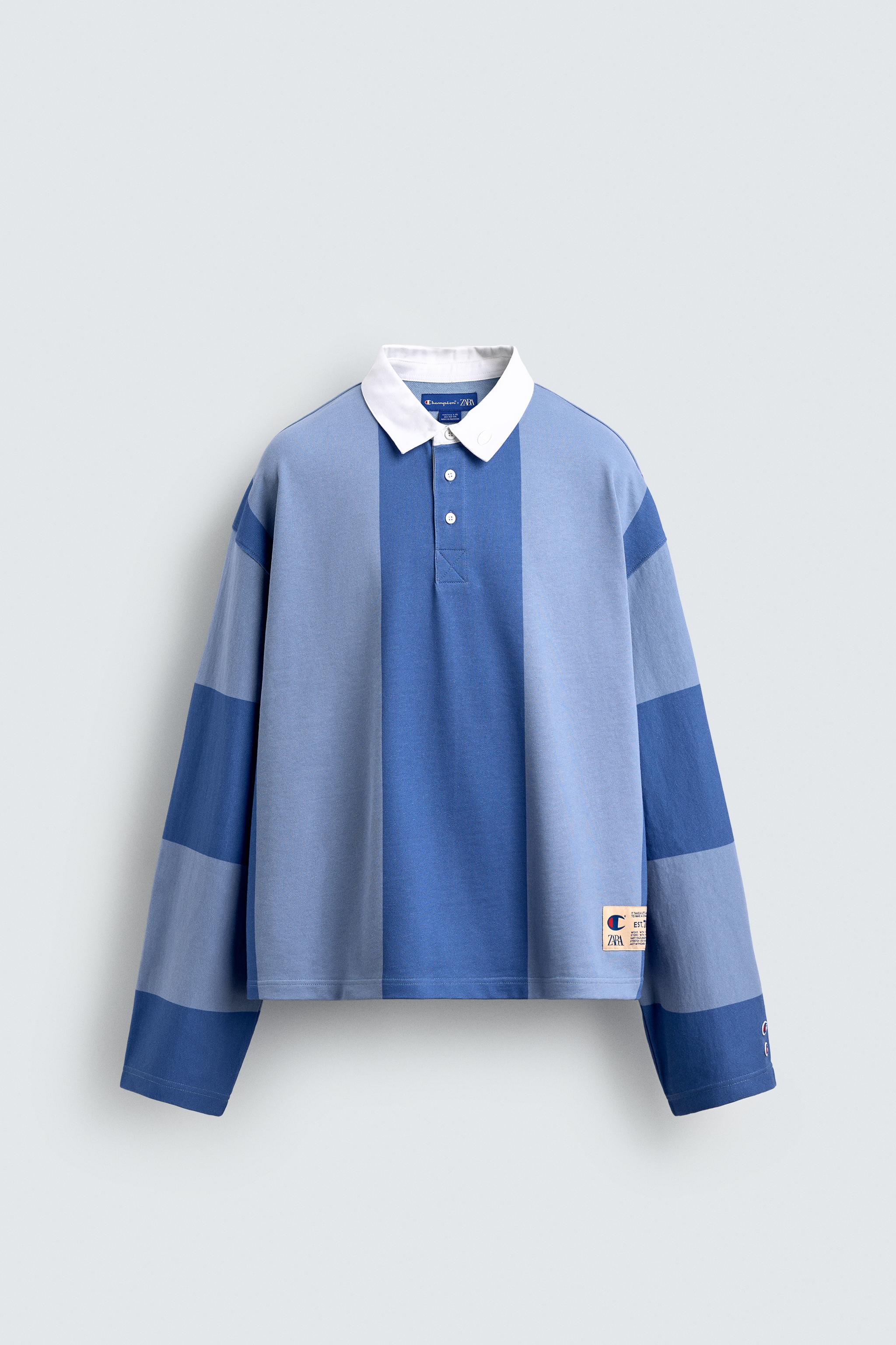 Champion × ZARA パッチクールネックスウェット シャツ Sサイズ