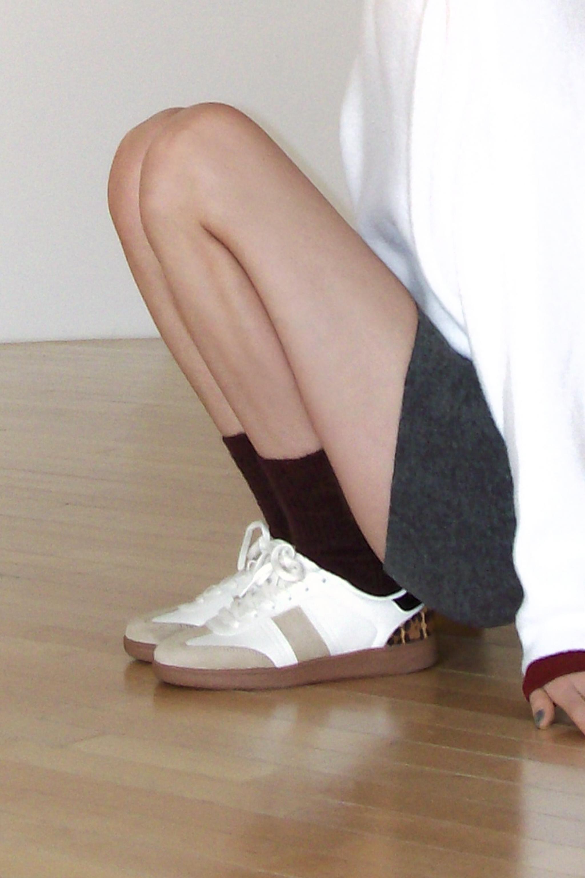 コンビカラースニーカー - エクリュ | ZARA Japan / 日本