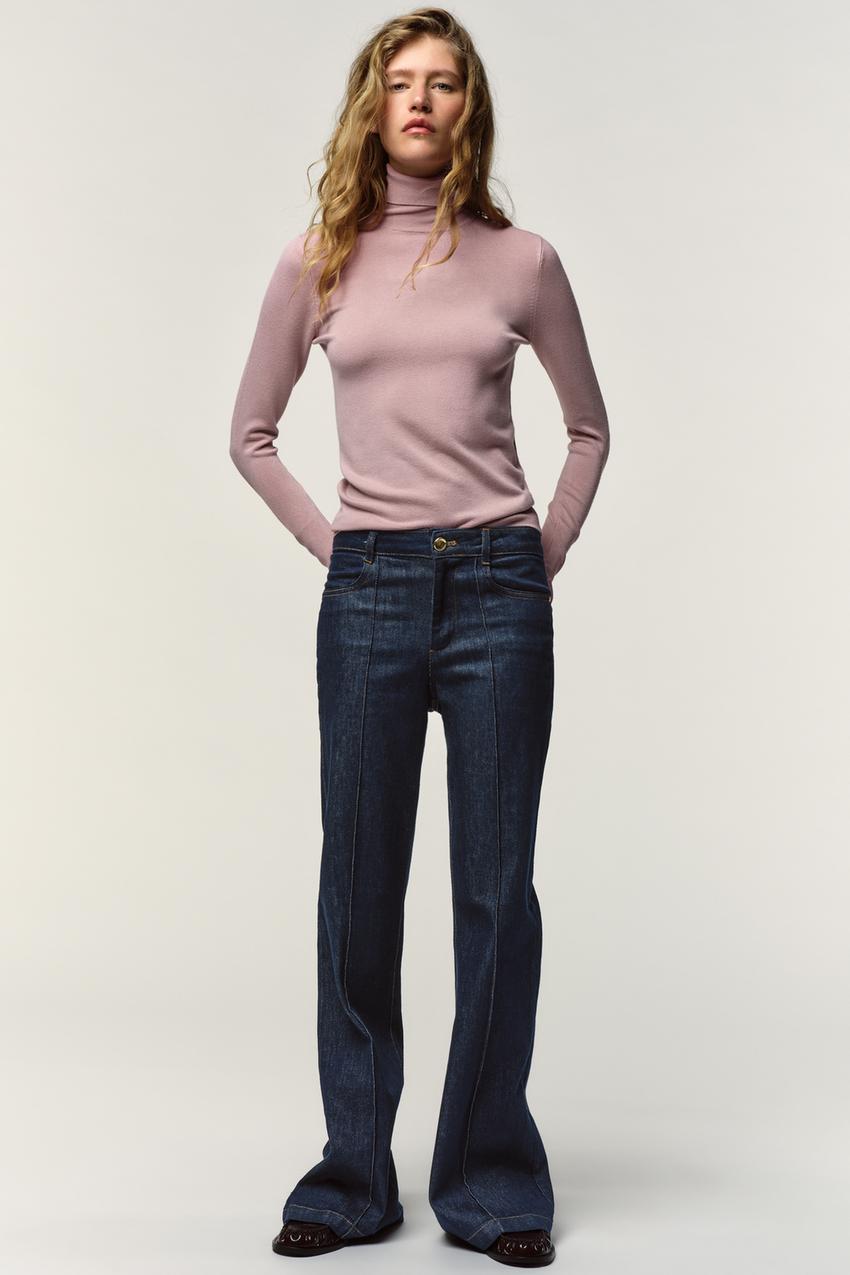 BASIC HIGH NECK KNIT SWEATER