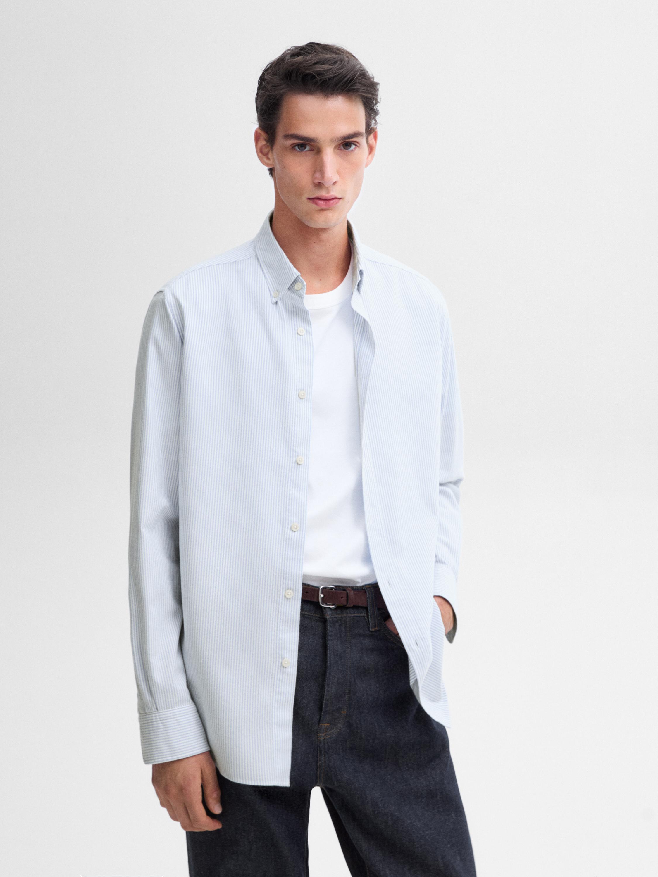 Chemise oxford homme zara sale