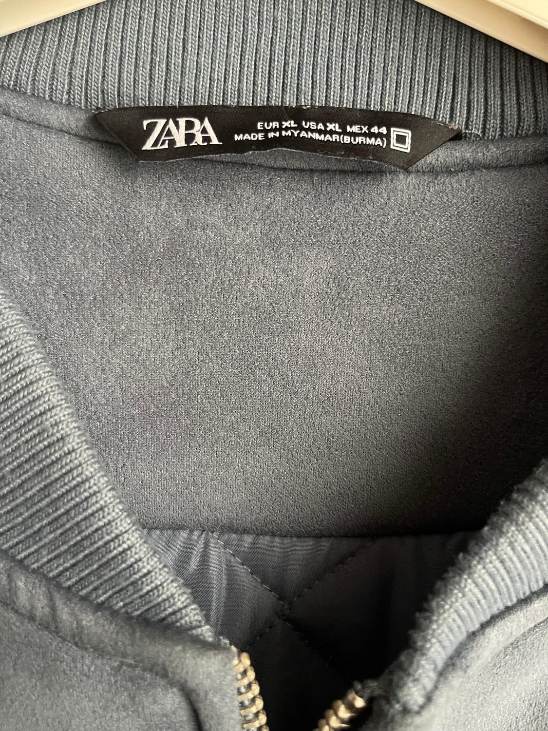 FAUX SUEDE BOMBER JACKET - Image 2