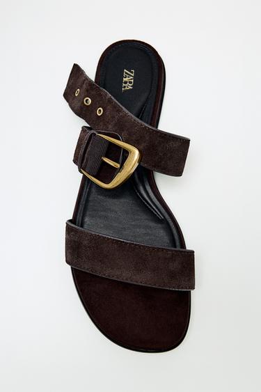 SANDALIA LAUAK LARRU-BARRENEZKOAK BELARRIAREKIN - Marroia, Zara-rena