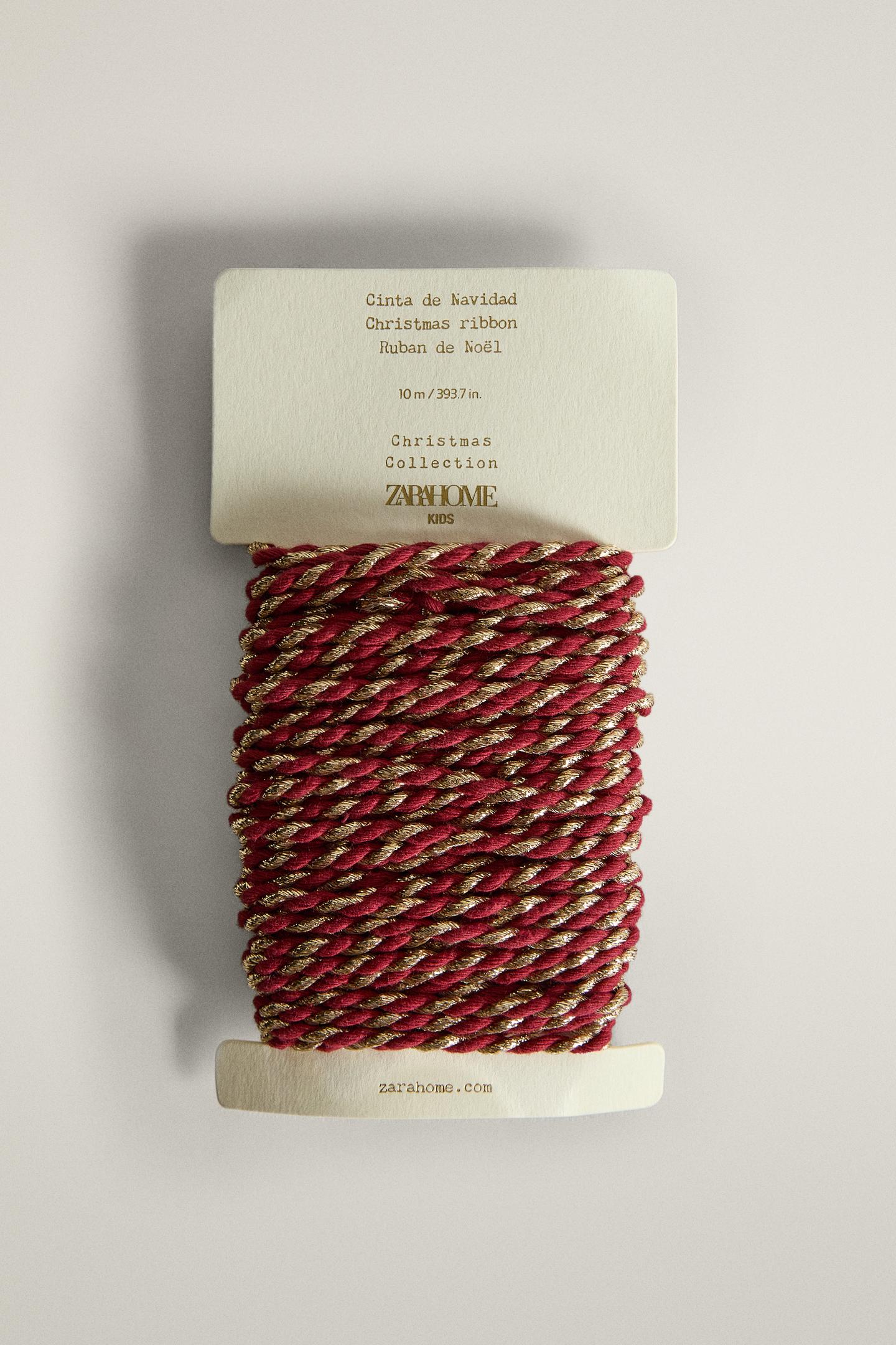 Zara Braided Christmas Cord, цвет: Разноцветный — фото 4