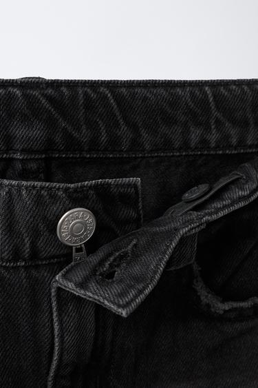 JEANS STRAIGHT - Schwarz von Zara