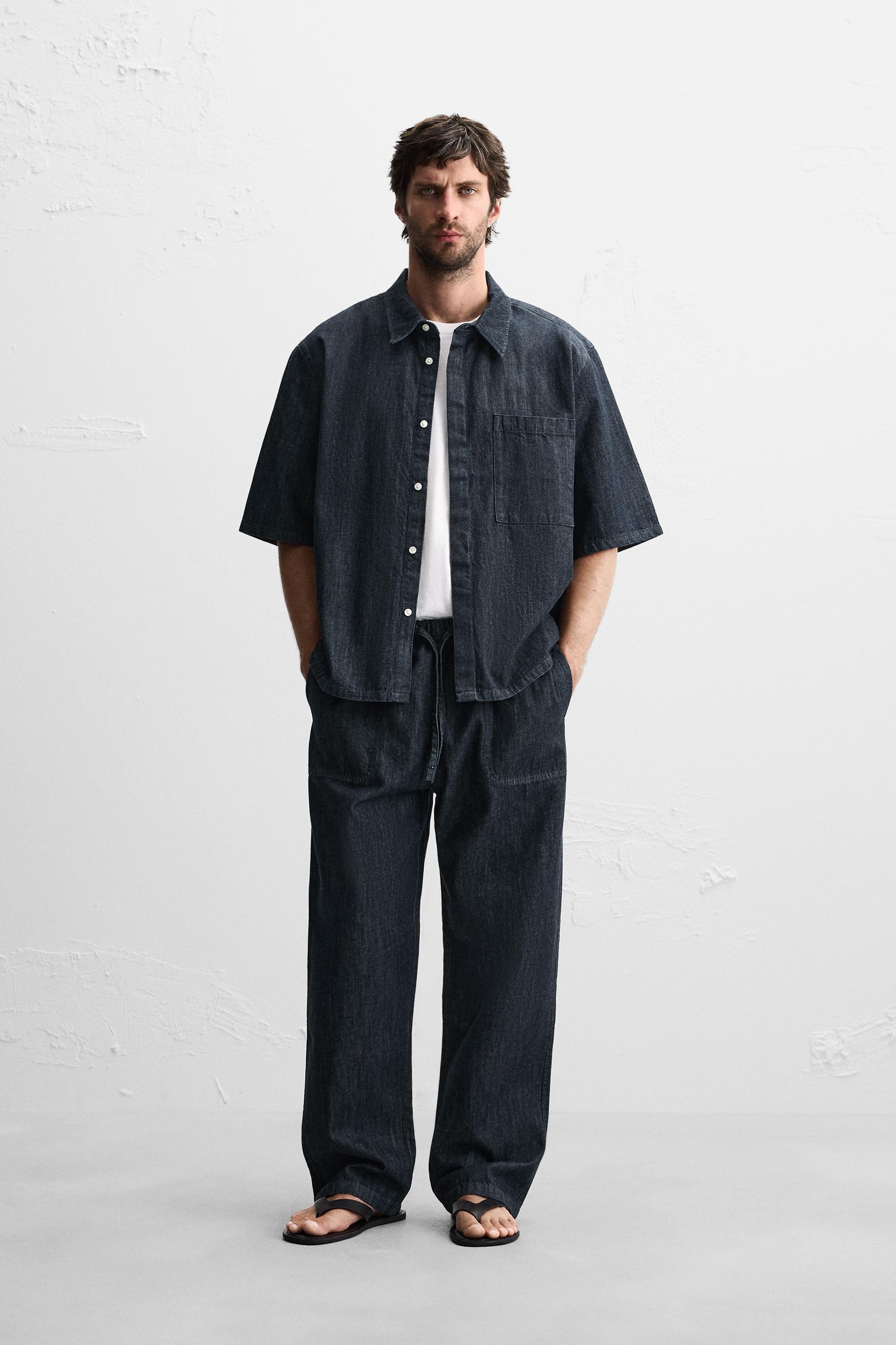CHEMISE EN DENIM COUPE DÉCONTRACTÉE