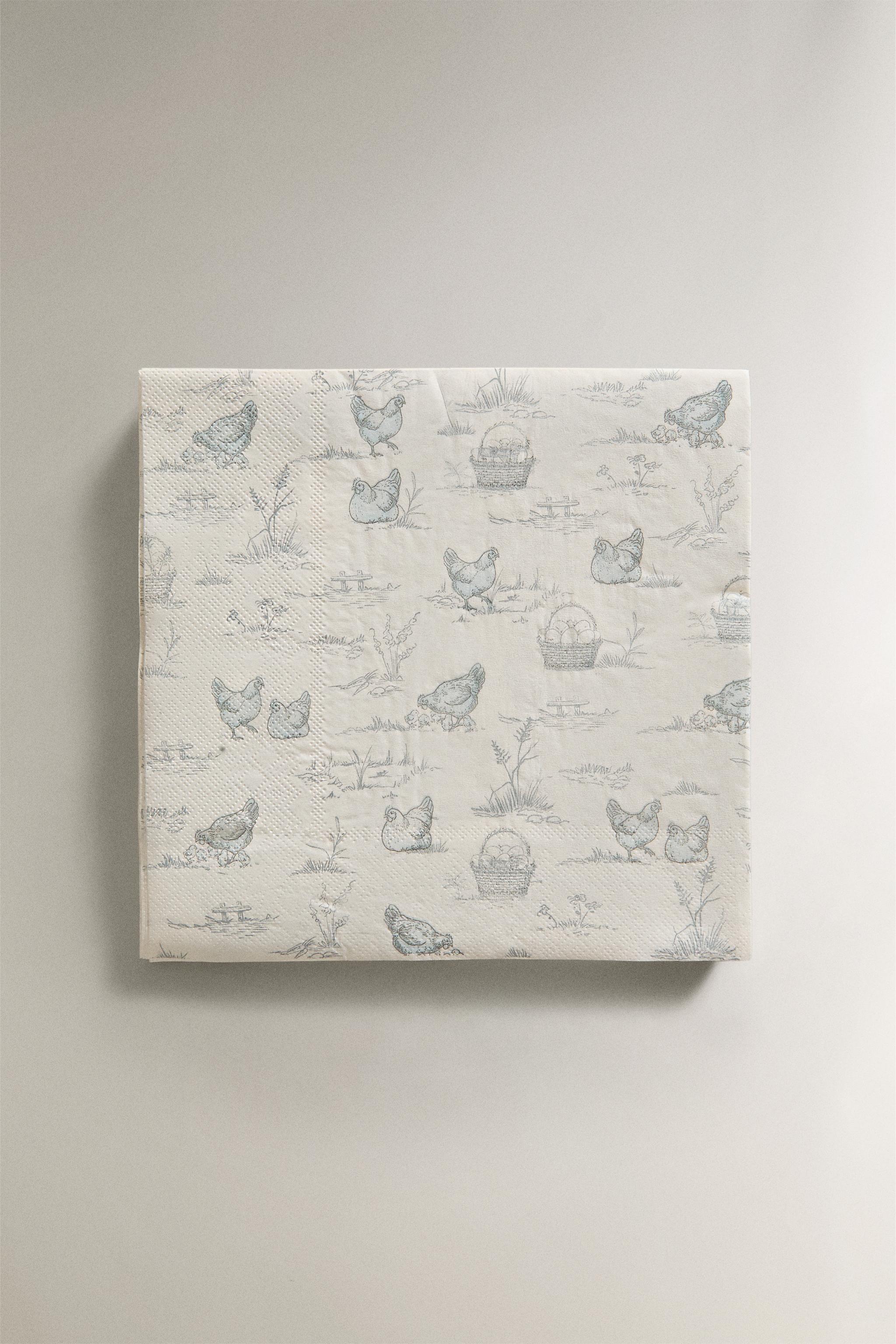 PRINTED PAPER NAPKIN PACK (PACK OF 20)