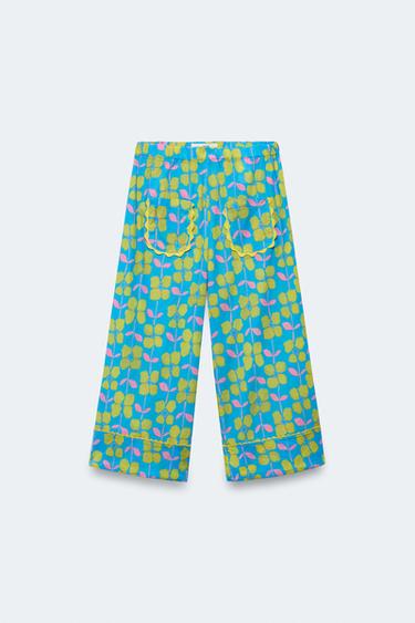 2-14 YEARS / LIMITED EDITION FLORAL PRINT CULOTTES - Printed by Zara - Image 0
