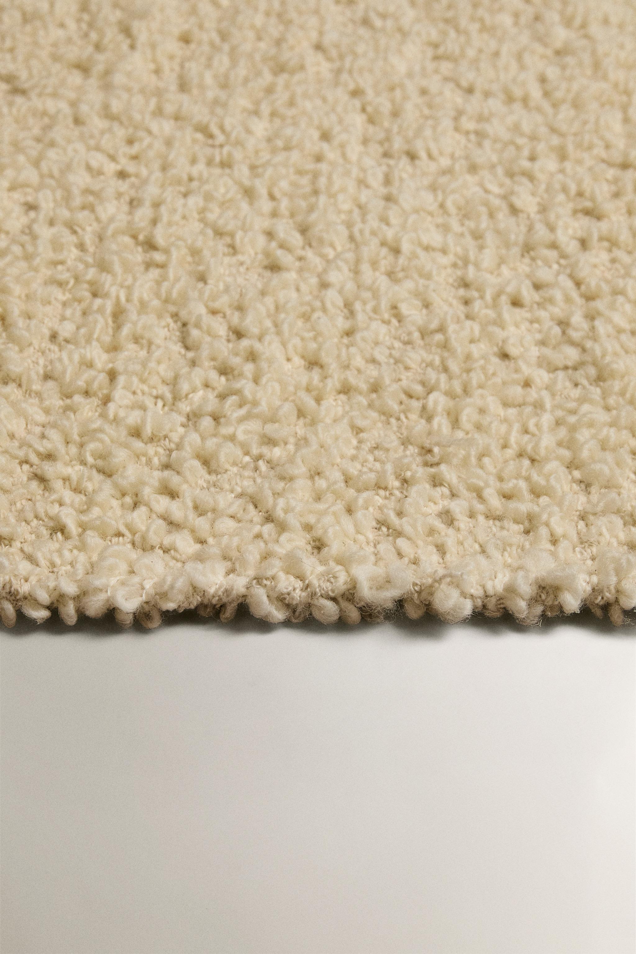 TAPIS LAINE TISSU BOUCLÉ