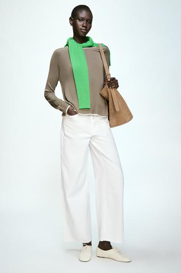 DOUBLE KNIT JUMPER - Mink by Zara - Image 0