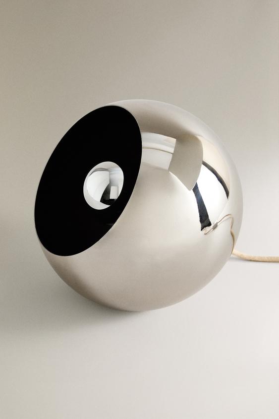 LAMPE DE TABLE DEMI-SPHÈRE - Argent de Zara - Image 3