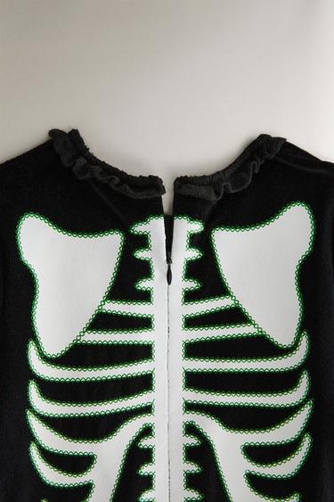 CHILDREN'S SKELETON HALLOWEEN COSTUME - Black de Zara - Image 3