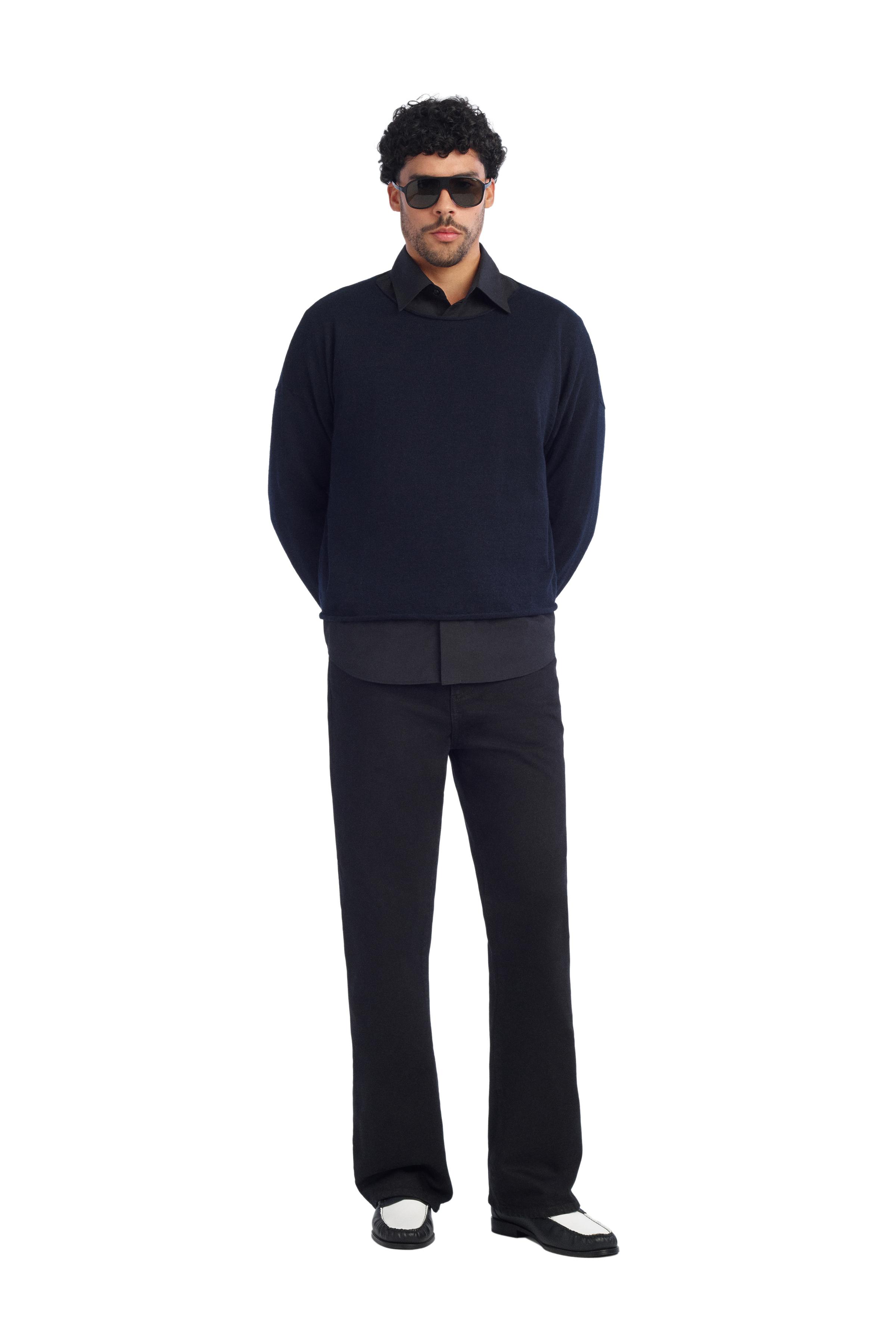 Мужские рубашки Zara RELAXED FIT COTTON POPLIN SHIRT