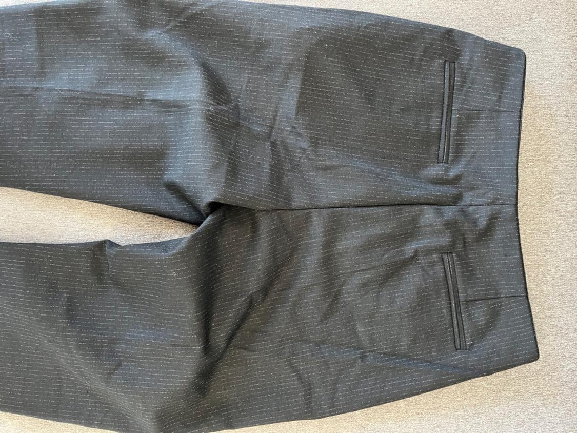 STRIPED WOOL BLEND TROUSERS - Image 7