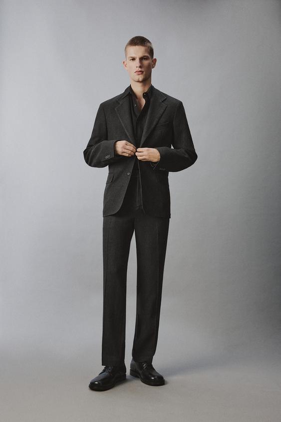 VISCOSE - HEMP SUIT PANTS from Zara - $79.90