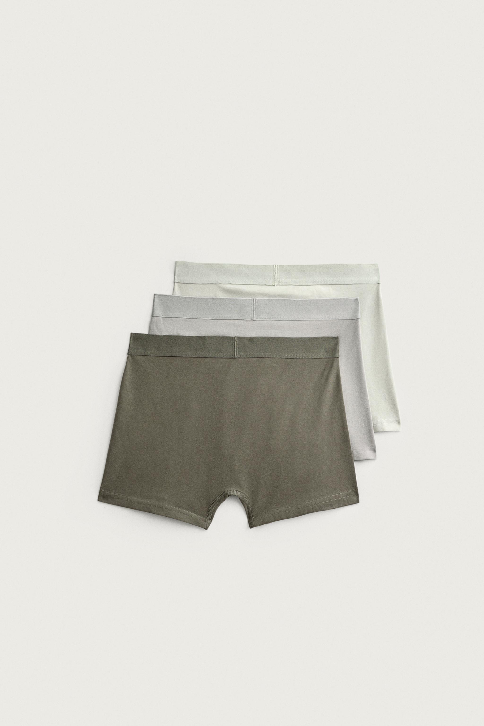 SOFT BOXER BRIEFS 3-PACK — various