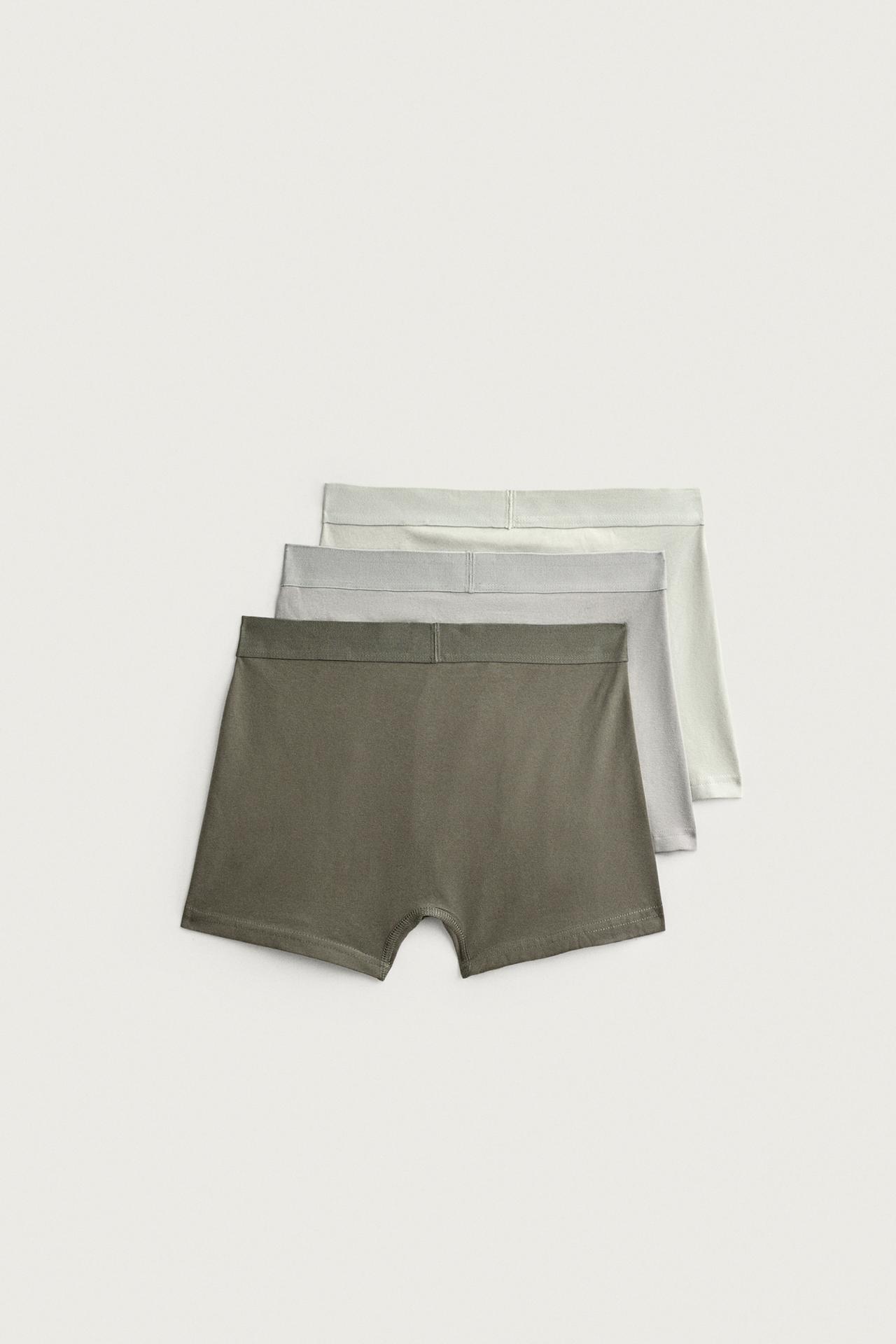 SOFT BOXER BRIEFS 3-PACK — various