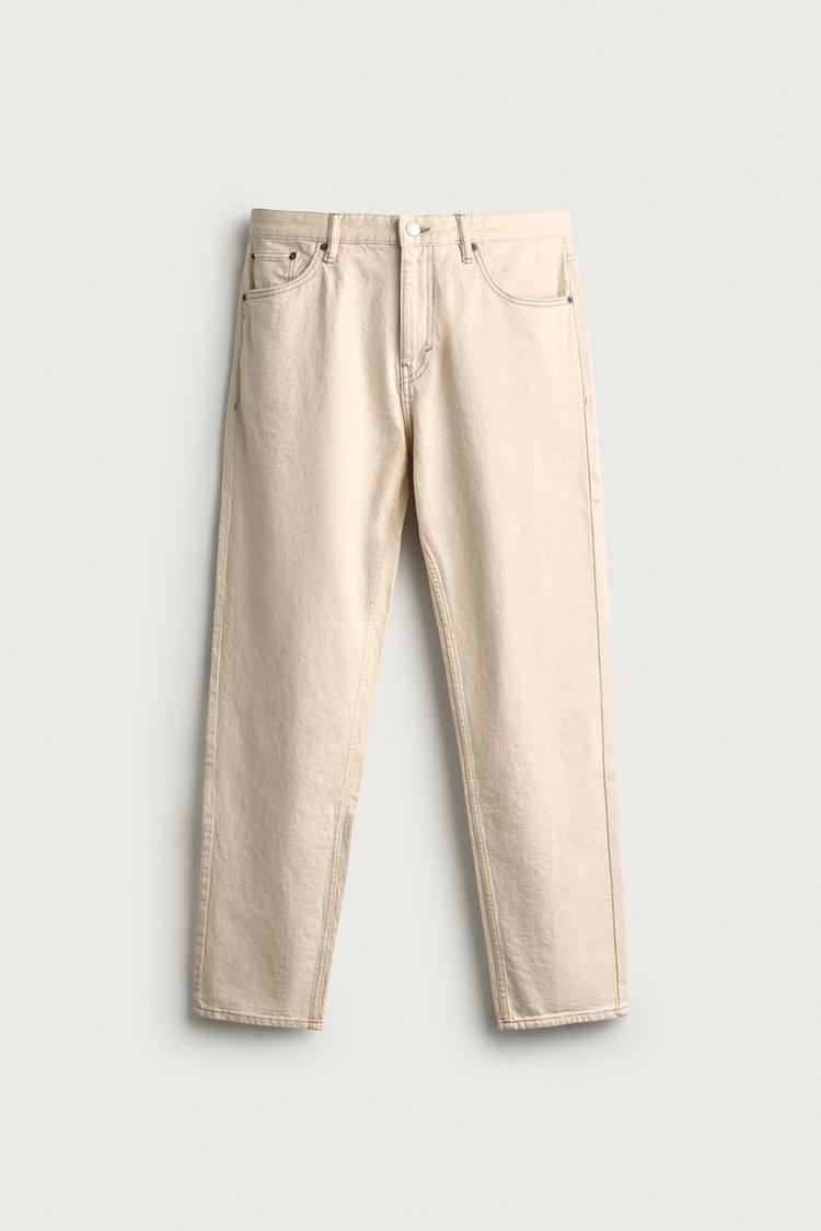 Jeans de corte entallado y cónico 7