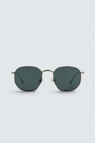 Zara MATTE METAL SUNGLASSES - Matte silver