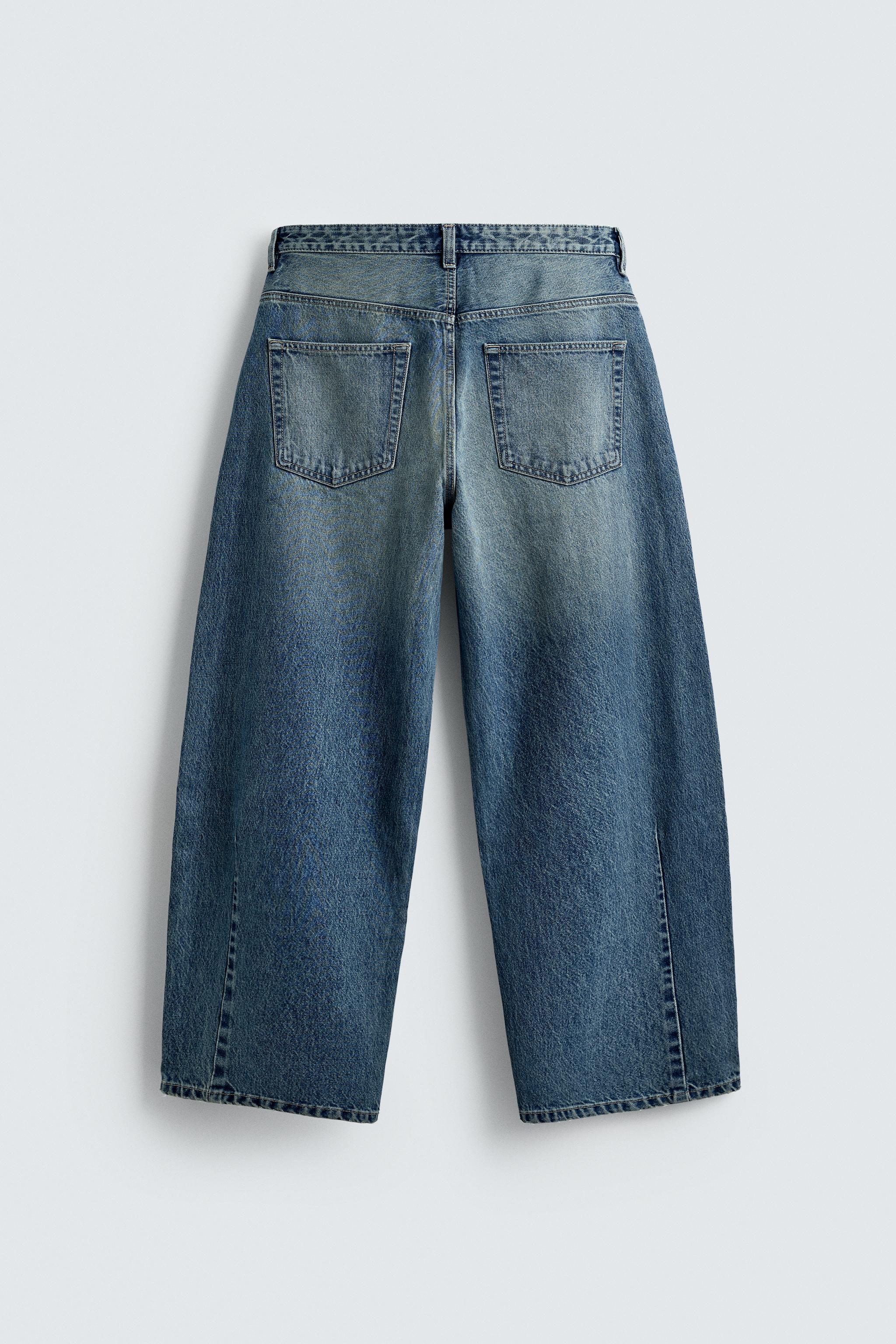 バルーンフィットジーンズ - ブルー | ZARA Japan / 日本
