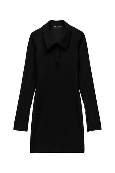 VESTIDO CORTO CUELLO CAMISERO