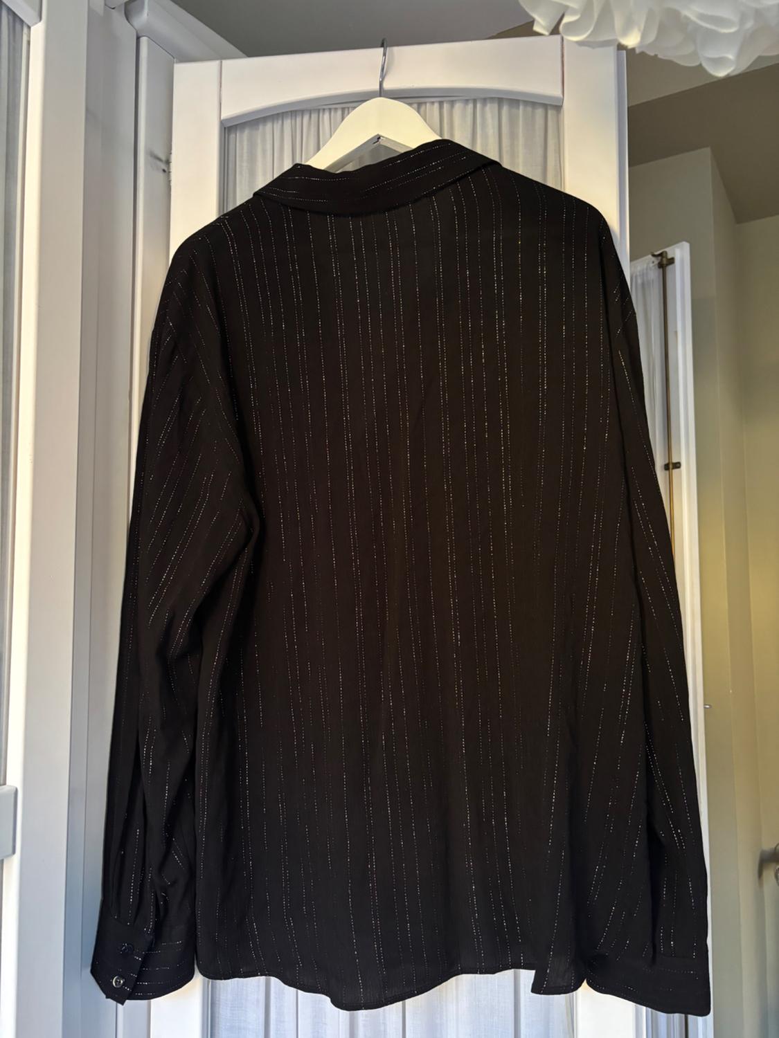 METALLIC THREAD STRIPED SHIRT - Image 2