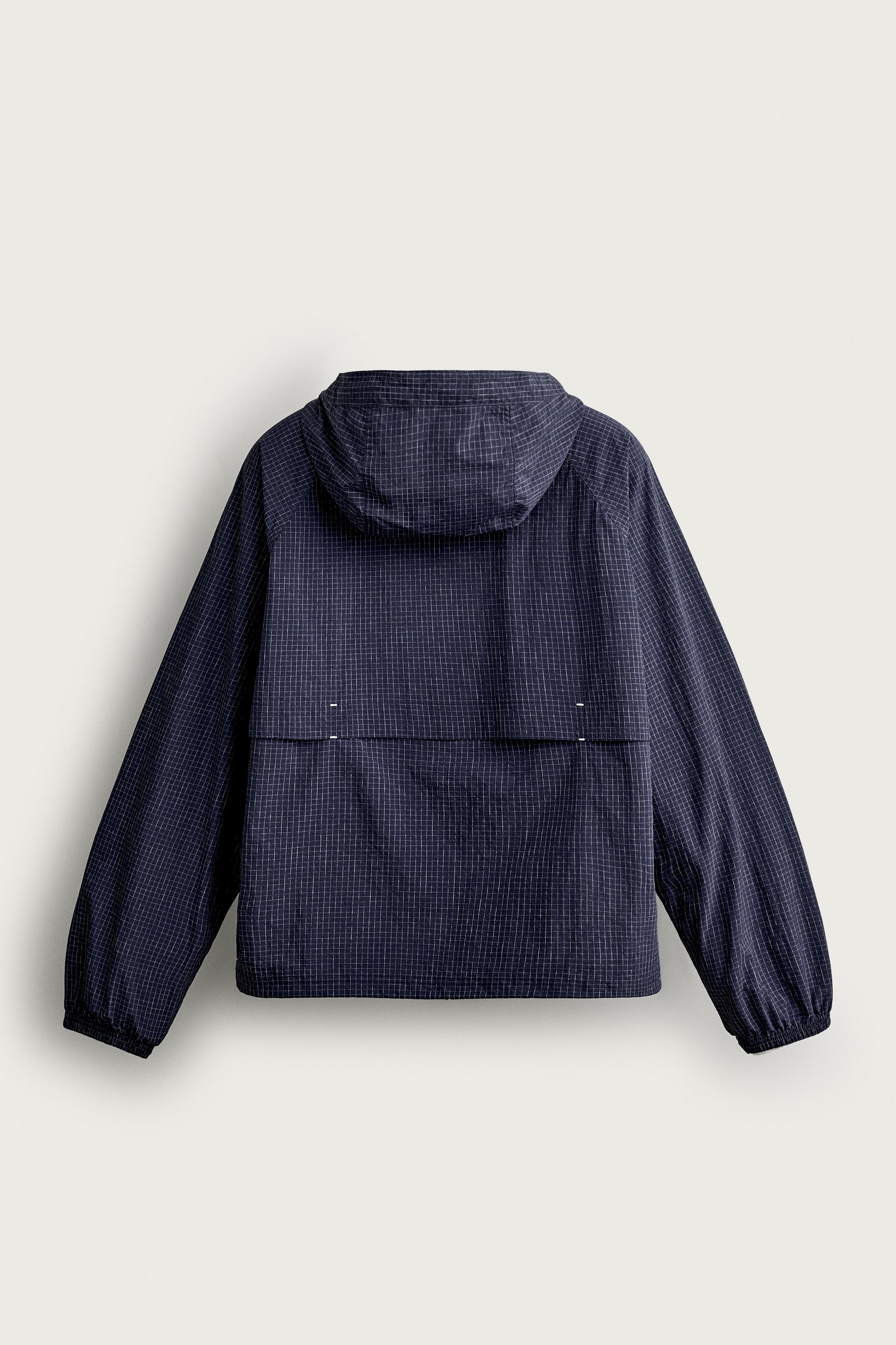 Мужские худи Zara WINDBREAKER JACKET — фото 7