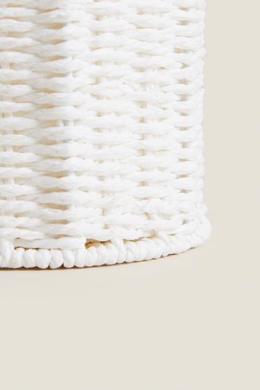 CORBEILLE RONDE DOUBLURE LIN - Blanc de Zara - Image 3