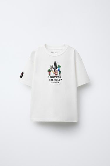 Zara MINECRAFT © MOJANG AB ™ T-SHIRT - Oyster-white