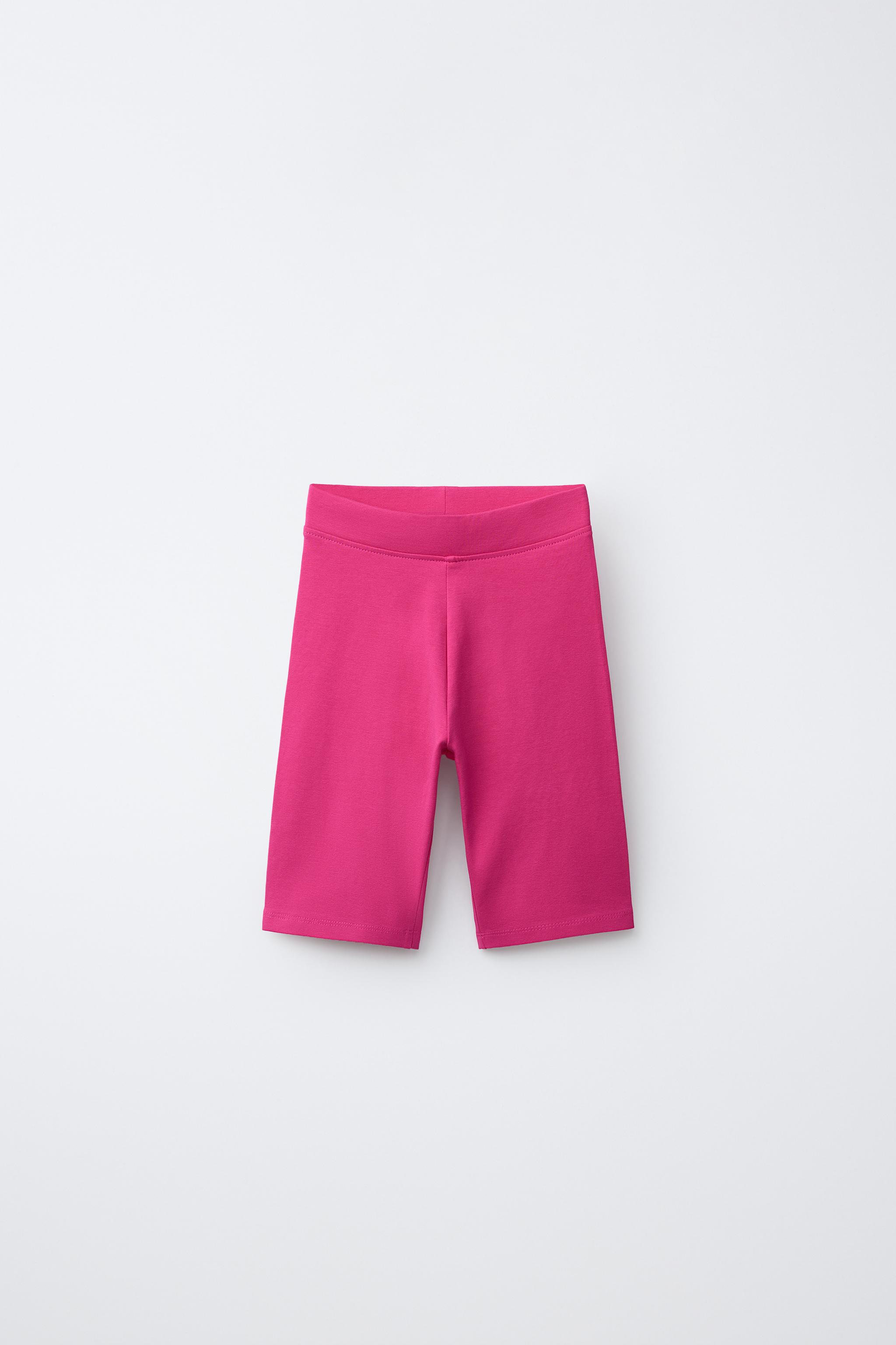 PLAIN BIKE SHORTS — Fuchsia