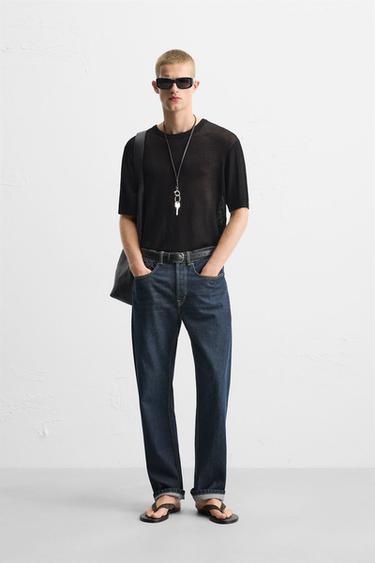 CUTWORK-TOP - Sort fra Zara - Billede 0