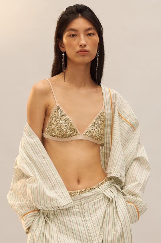 LIMITED EDITION SEQUIN BOTTOMS from Zara - $45.90