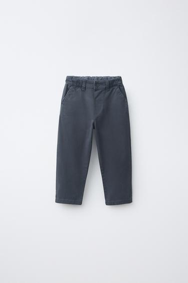 PANTALÓN CHINO BÁSICO - Marino de Zara