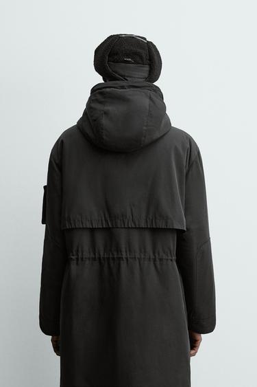 PARKA TECHNIQUE REMBOURRÉE DÉPERLANTE - Noir de Zara - Image 2