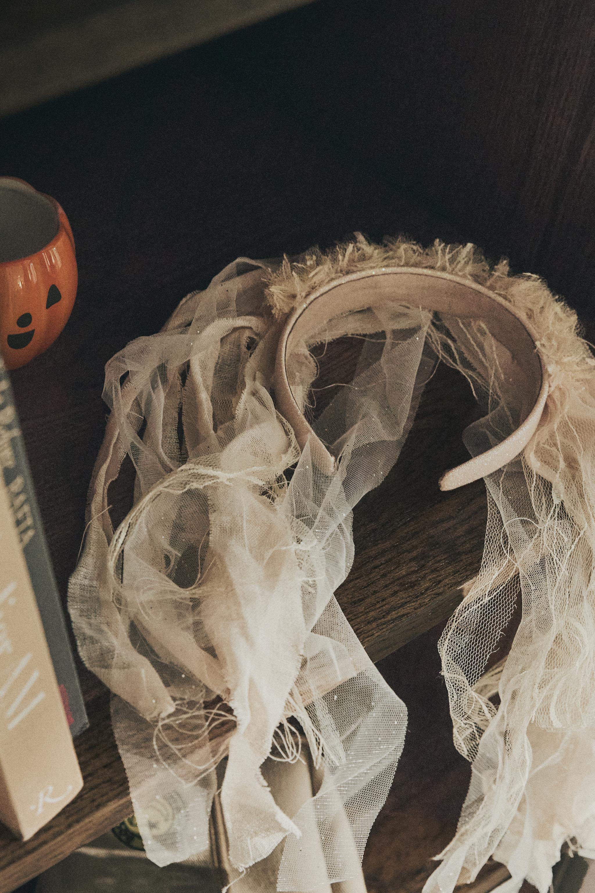 KIDS HALLOWEEN BRIDE HEADBAND