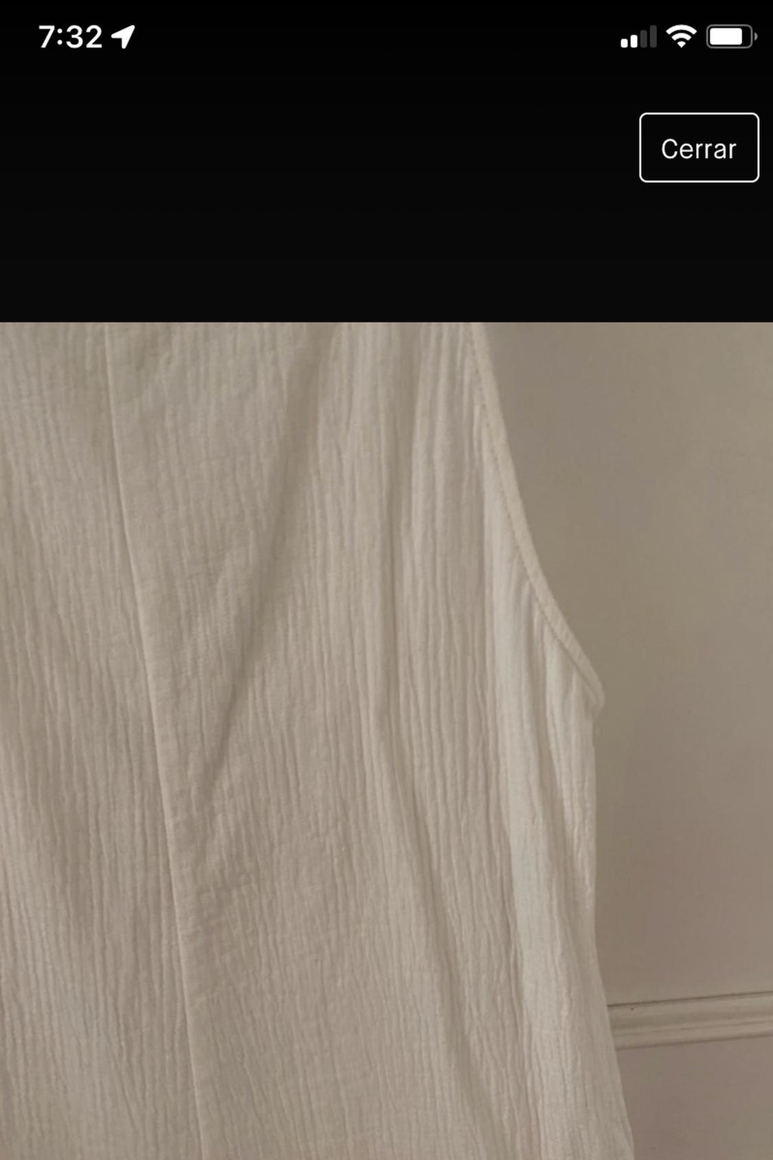 TEXTURED SHORT DUNGAREES - Image 2