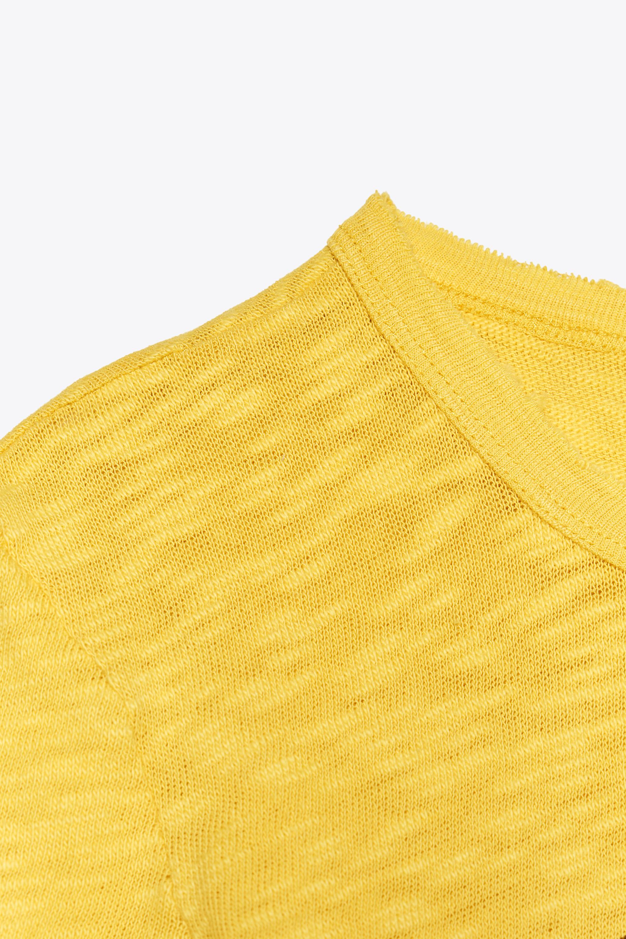 FLAME TEXT T-SHIRT - Mustard | ZARA United States