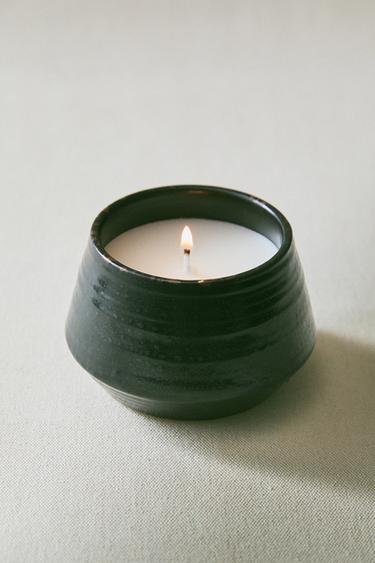 (170 G) BOUGIE PARFUMÉE VELVET CUIR - Marron de Zara - Image 4