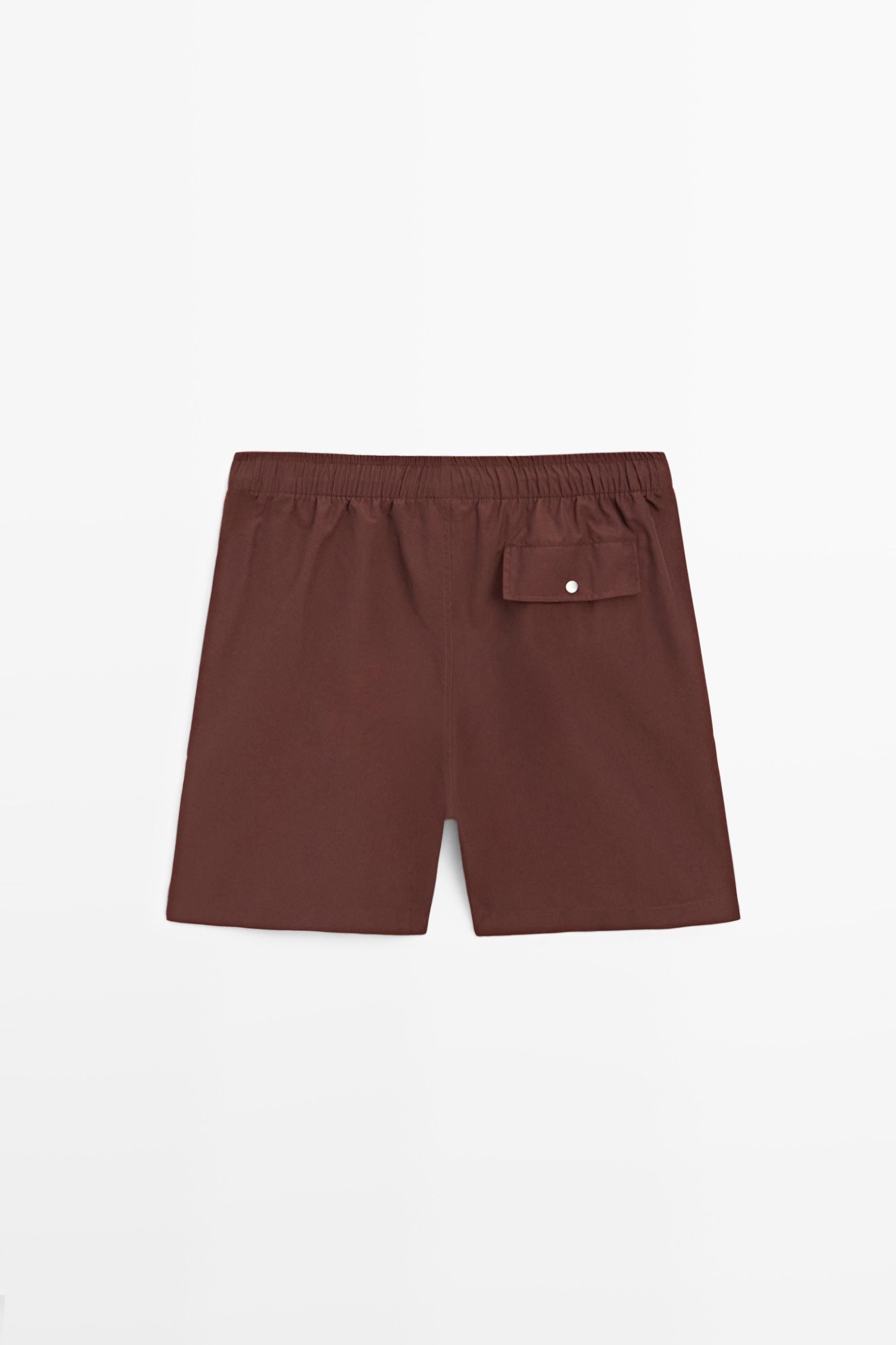 Solid Swim Trunks