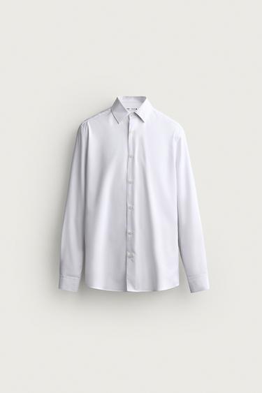 חולצת SLIM FIT - לבן של Zara