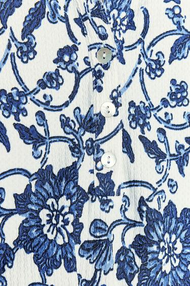 FLORAL PRINT DRESS - Blues by Zara - Image 6