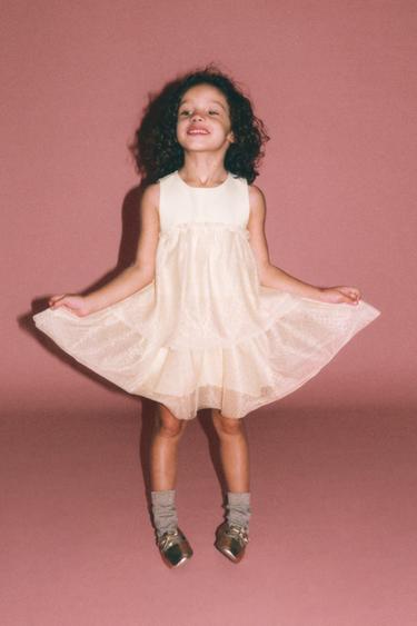 ROBE BIMATIÈRE TULLE BRILLANT - Cave de Zara