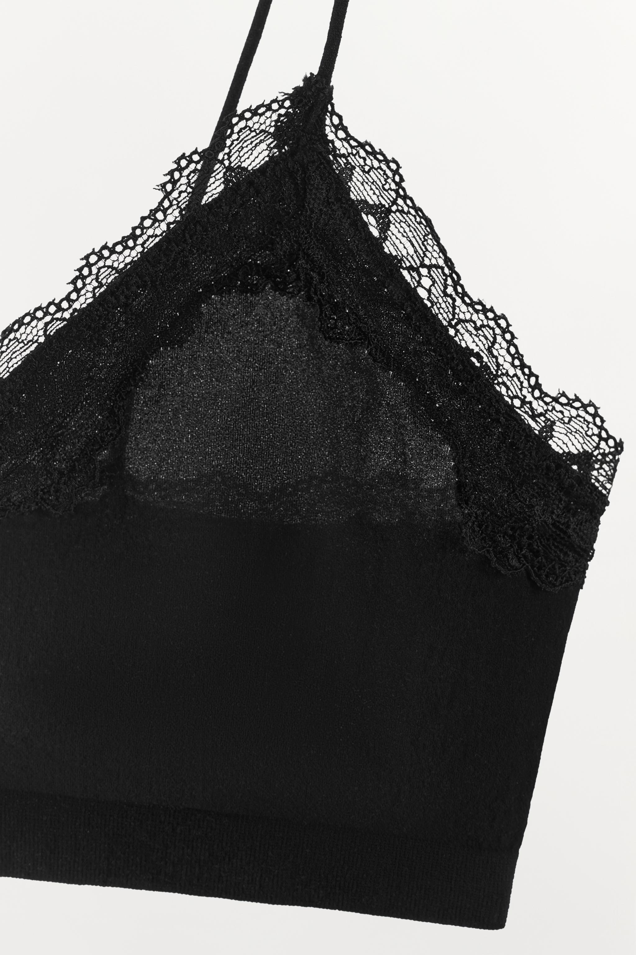 Zara YARIM DANTELLİ BRALET görsel 7